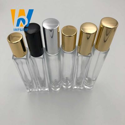 бутылка шарика ролика ясности 1ml 15ml 10ml стеклянная с духами Rollerball крышки золота мини Refillable